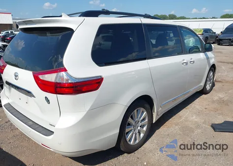 2017 Toyota Sienna Limited Premium 7 Passenger из США, поврежденный, VIN 5TDYZ3DC7HS866513